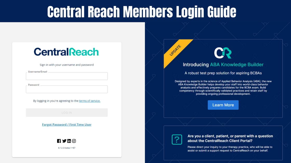 Central Reach Members Login Guide