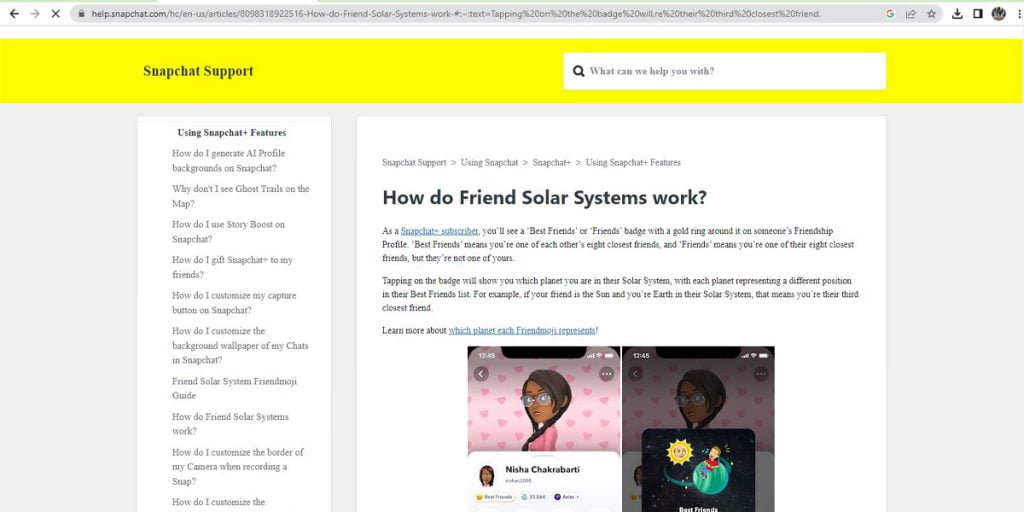 Snapchat Planets: Best Snapchat Friends List Explained
