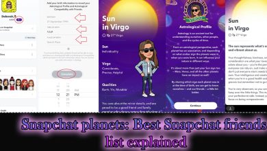 Snapchat planets Best Snapchat friends list explained