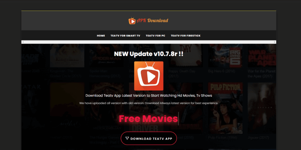 Websites to Download TeaTV APK for Android