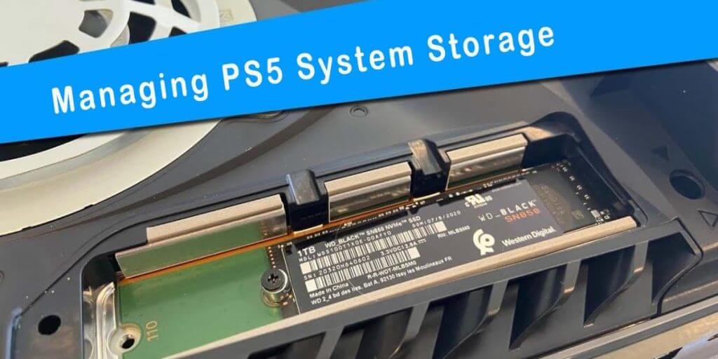 Managing PS5 System Storage